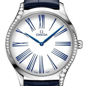 Omega De Ville Tresor Swiss Quartz 39mm Diamond Womens Watch 428.18.39.60.04.001